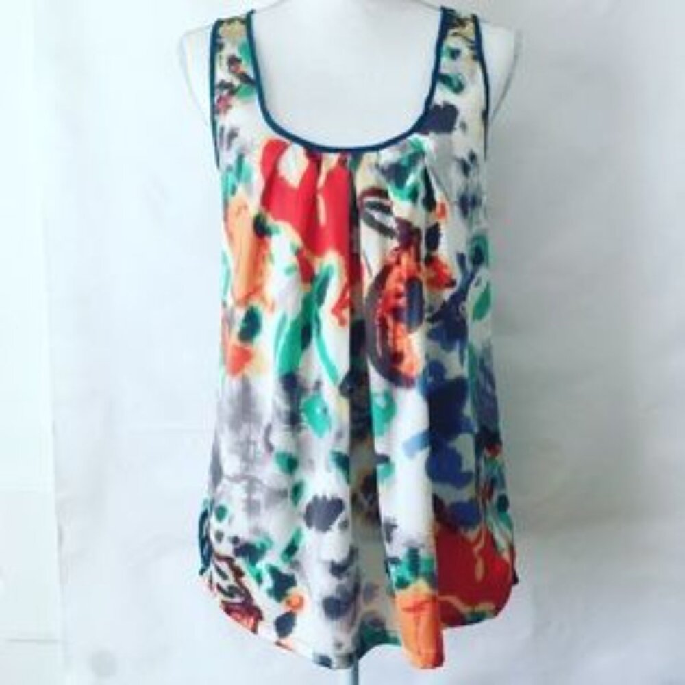 fei sold by Anthropologie silky tank or camisole Size Large Artsy
